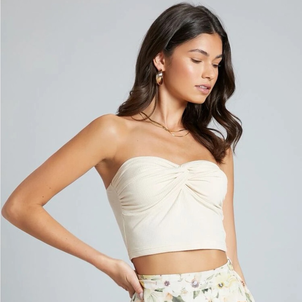 Shein Front Twist Tube Top